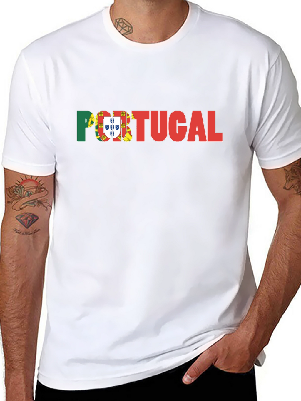 Portugal Flag Graphic T-Shirt