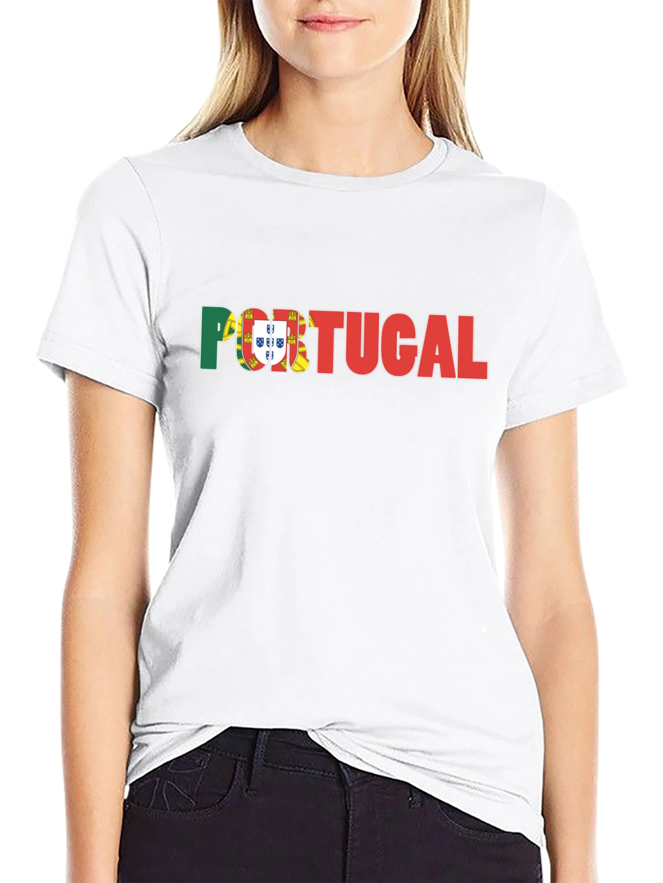 Portugal Flag Graphic T-Shirt