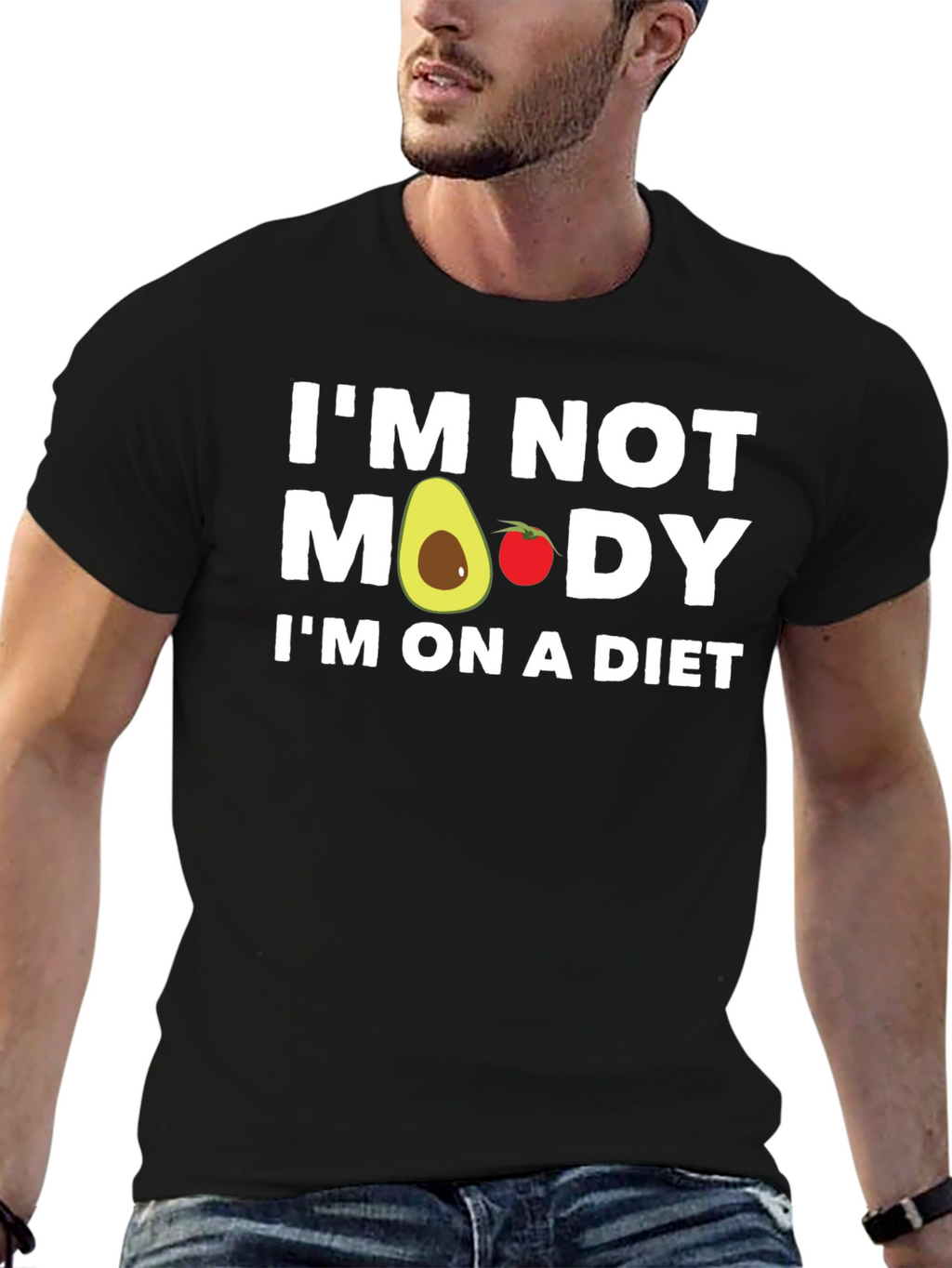 Im Not Moody Im On A Diet T-Shirt
