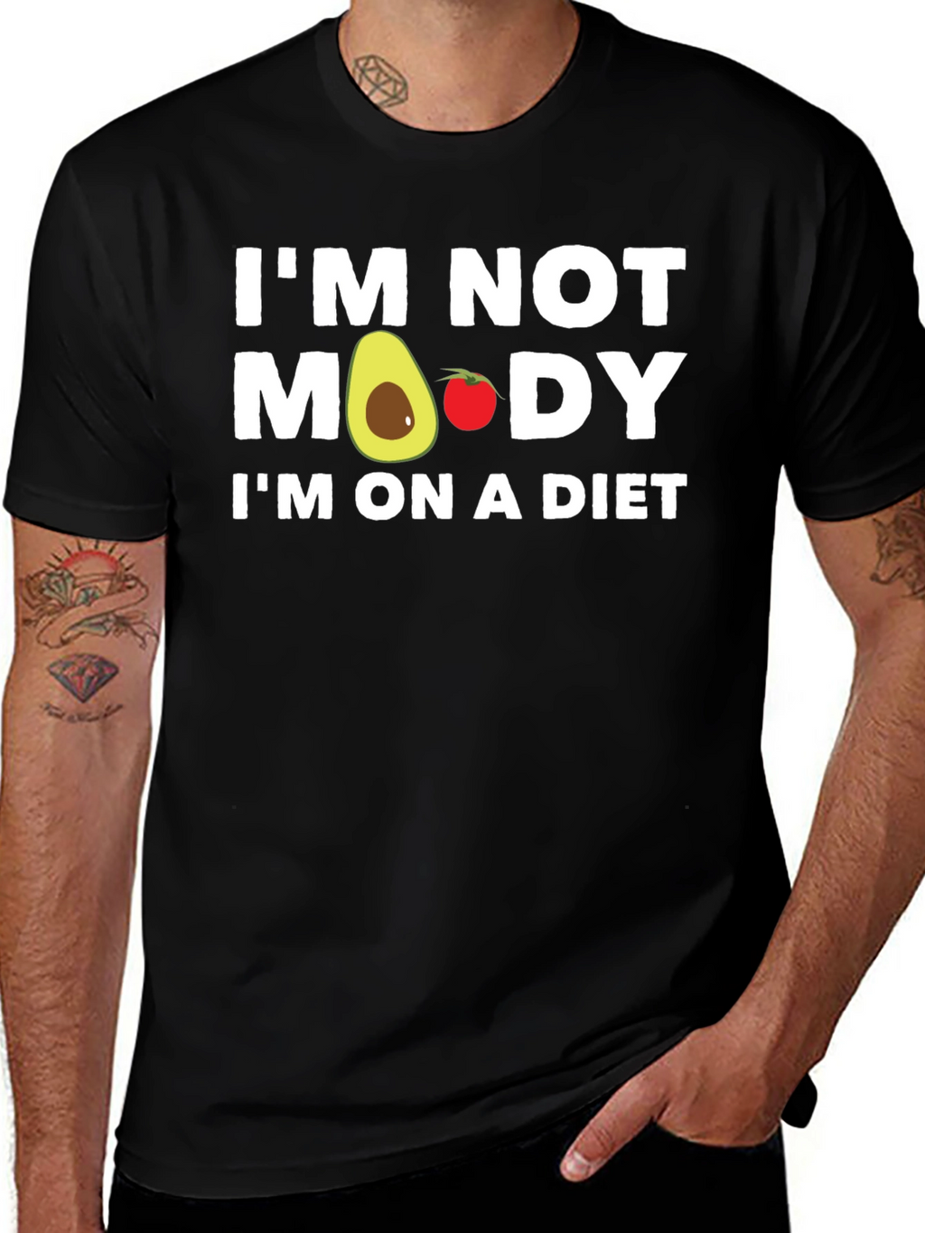 Im Not Moody Im On A Diet T-Shirt