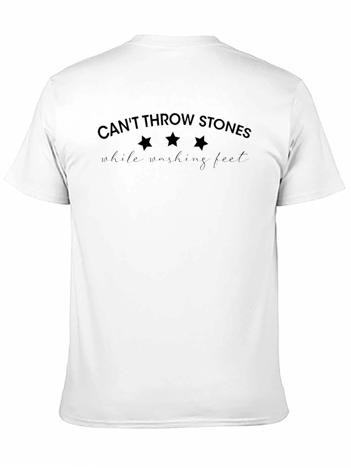 Cant Throw Stones Graphic T-Shirt