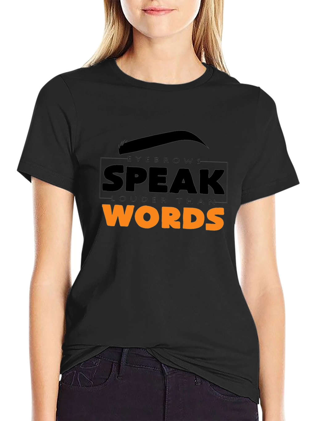 Eyebrows Speak Louder Graphic Tee - Unisex