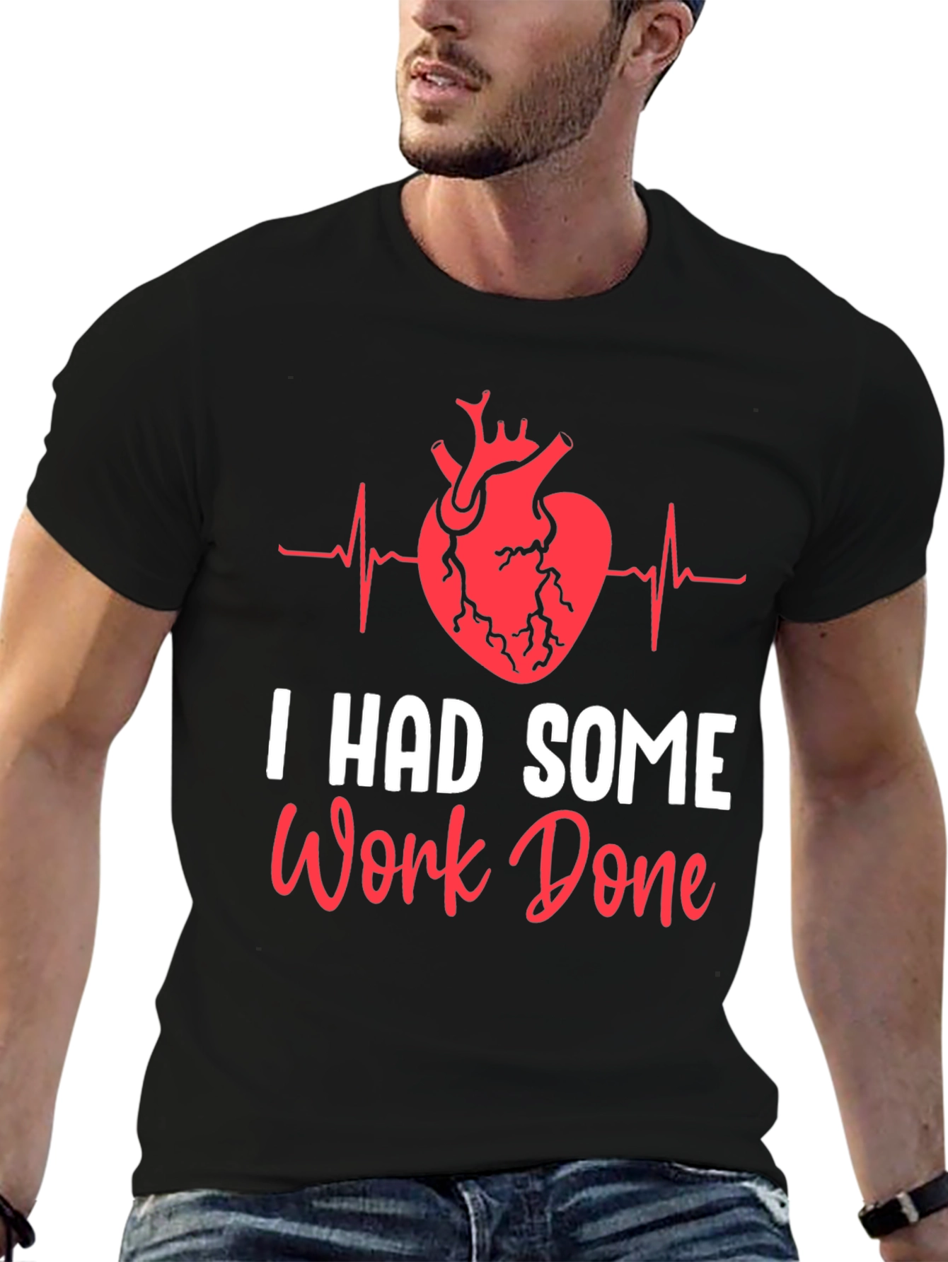 I Had Some Work Done Heart Surgery T-Shirt
