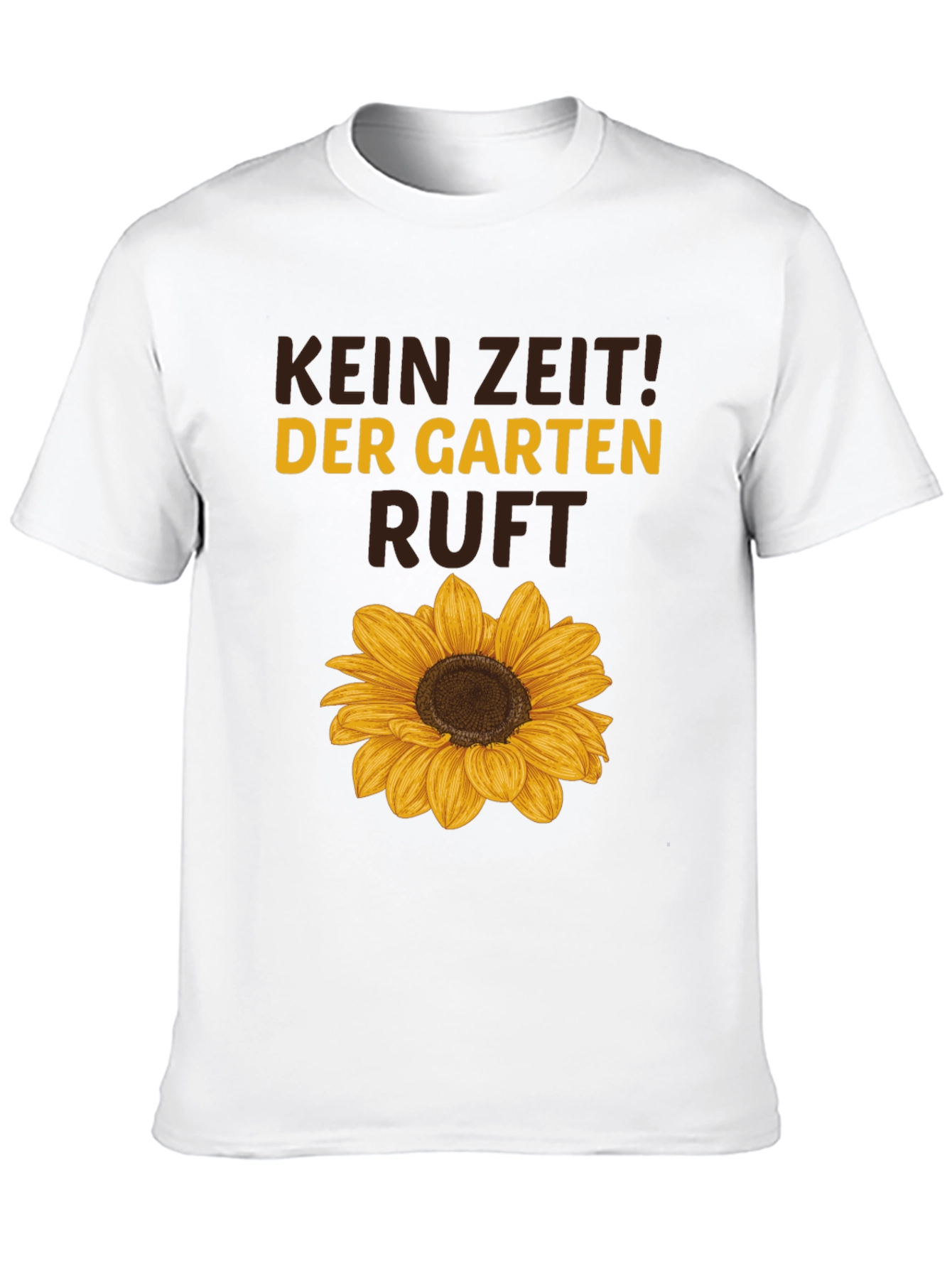 Kein Zeit! Der Garten Ruft Sunflower Graphic Tee