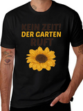 Kein Zeit! Der Garten Ruft Sunflower Graphic Tee