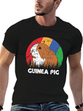 Retro Guinea Pig Graphic T-Shirt - Unisex