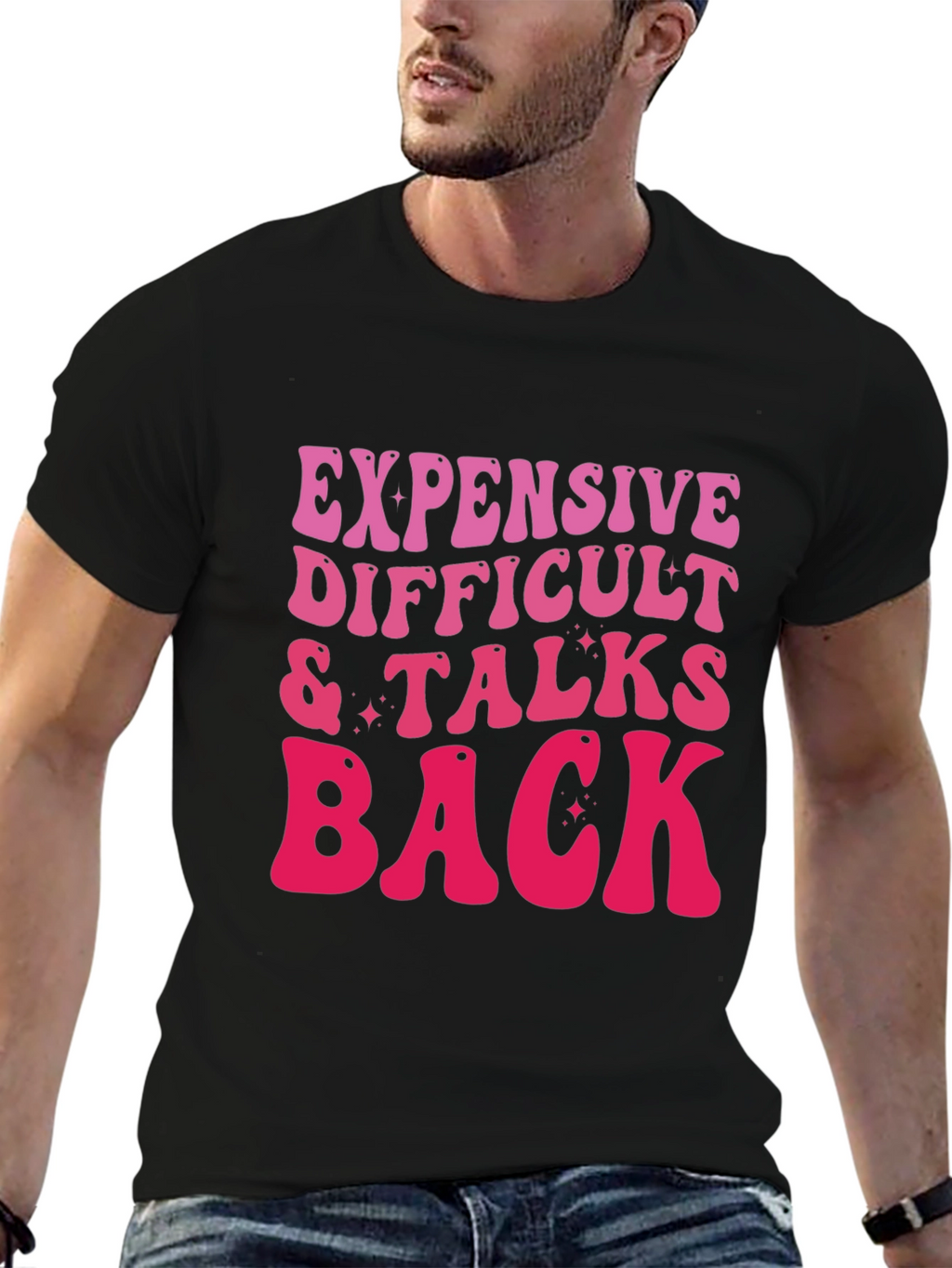 Expensive Difficult Talks Back Graphic Tee