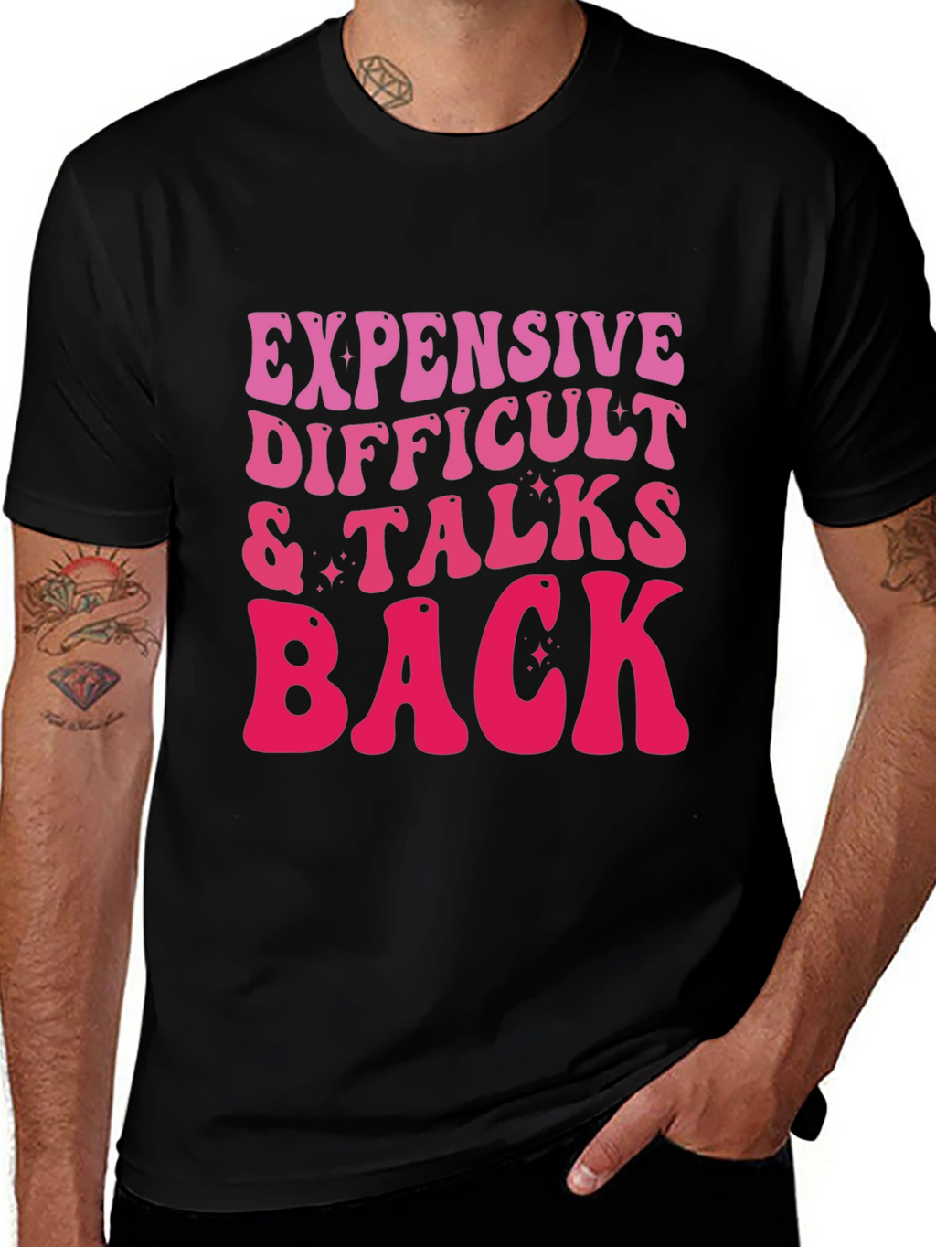 Expensive Difficult Talks Back Graphic Tee