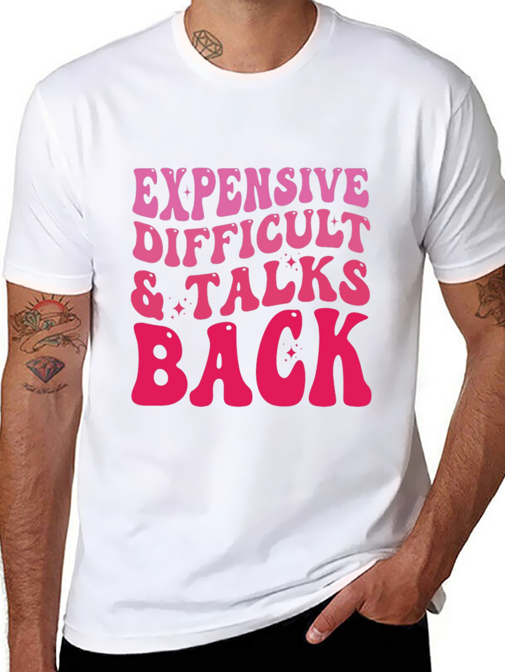 Expensive Difficult Talks Back Graphic Tee