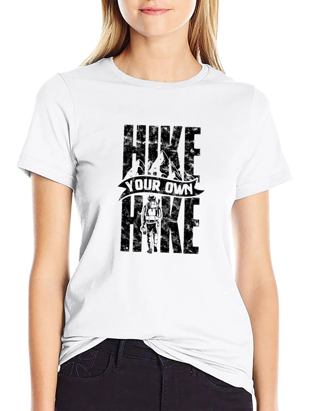 Hike Your Own Hike Black Graphic Tee