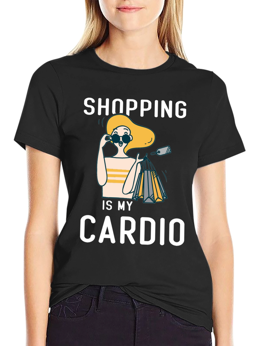 Shopping is My Cardio Graphic Tee
