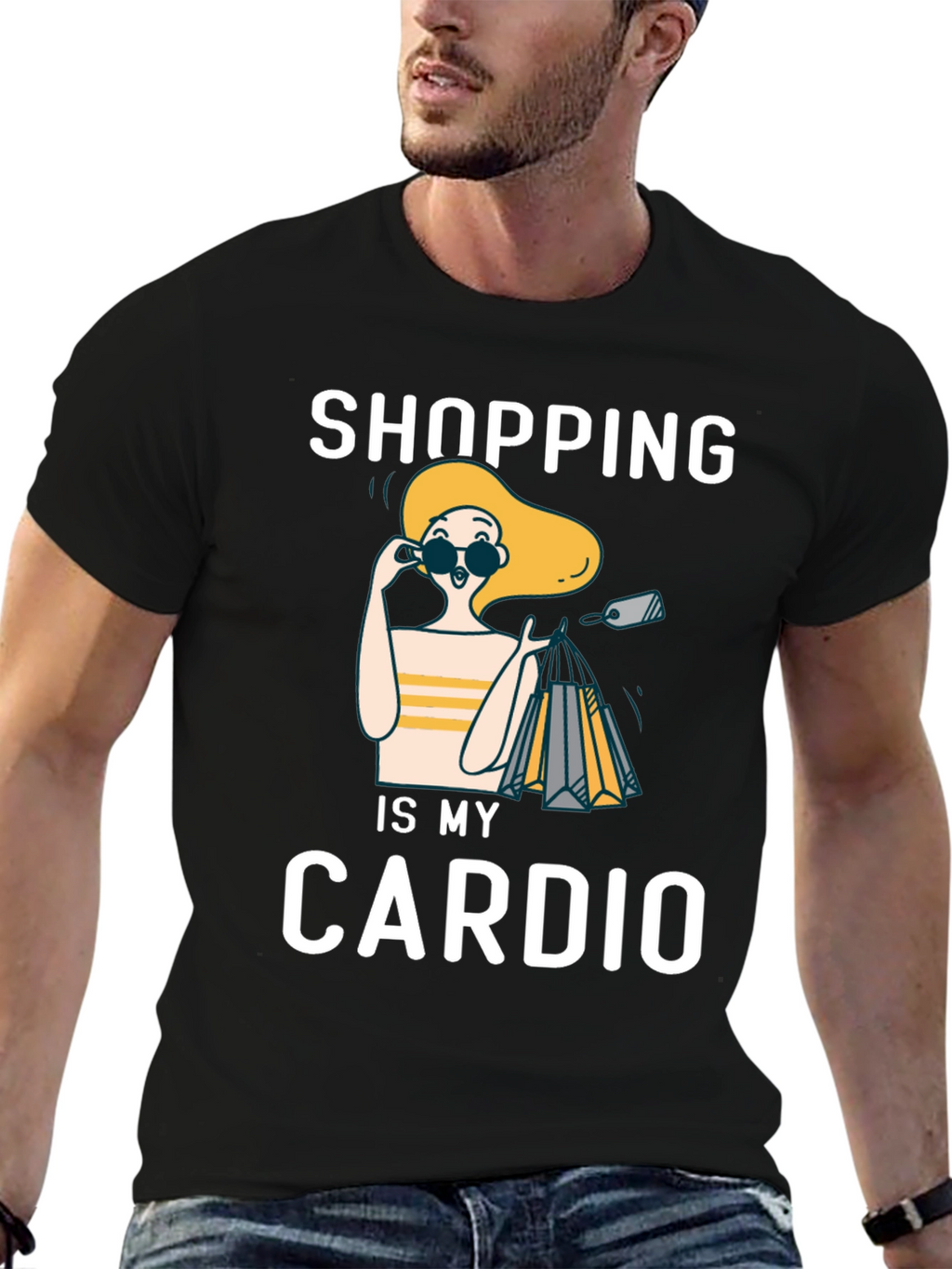 Shopping is My Cardio Graphic Tee