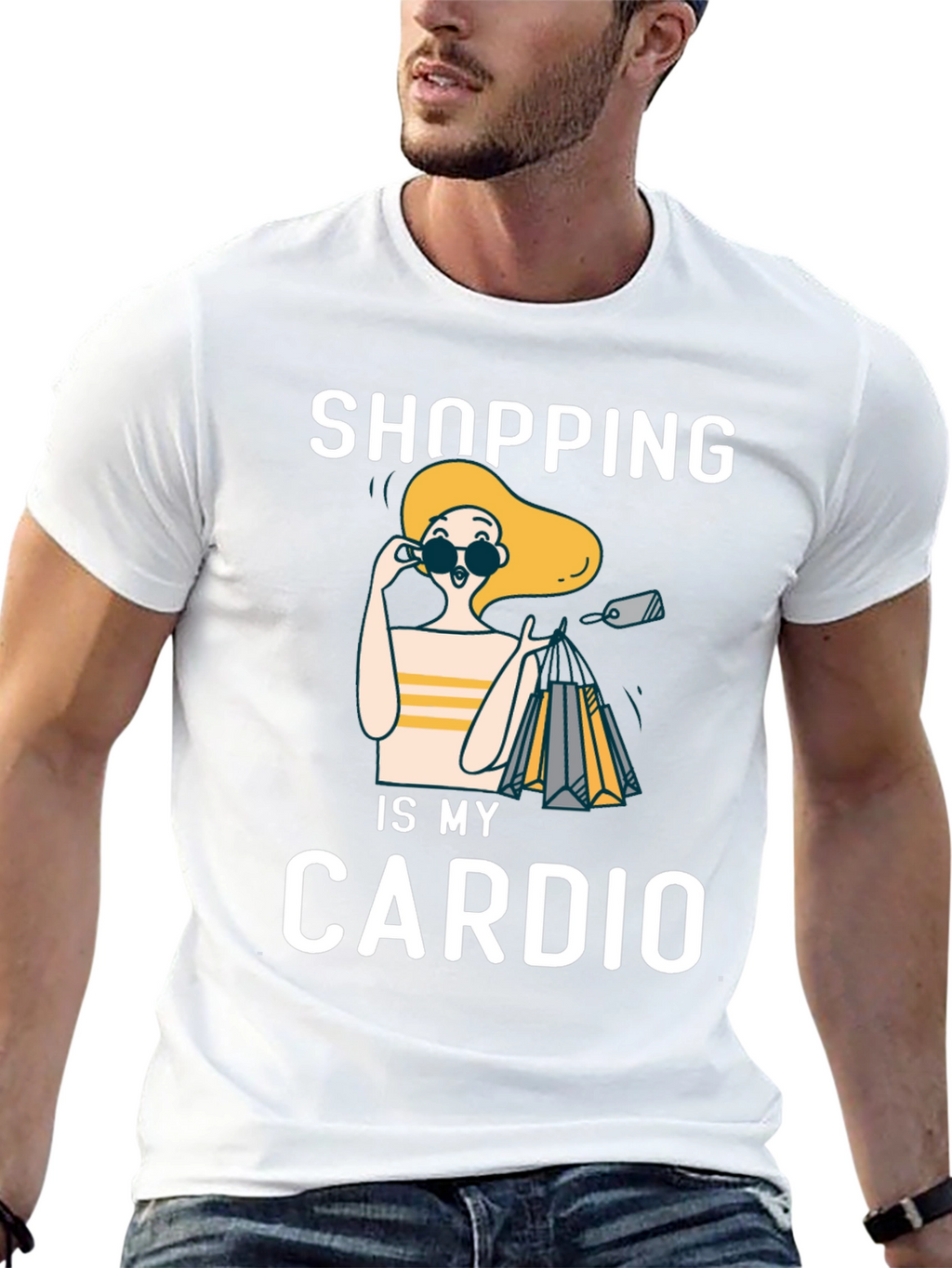 Shopping is My Cardio Graphic Tee