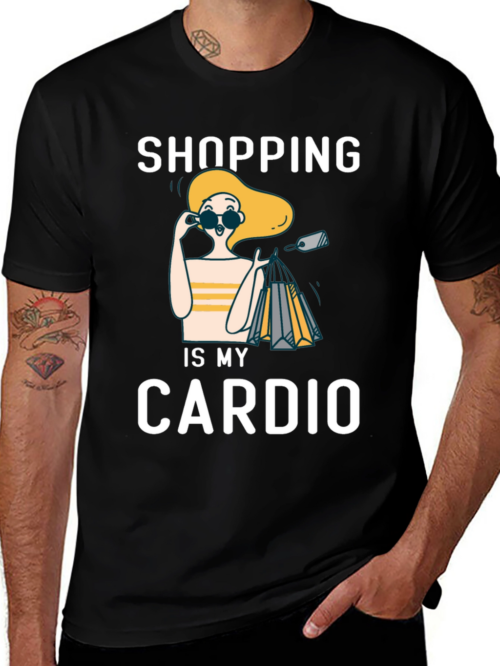 Shopping is My Cardio Graphic Tee