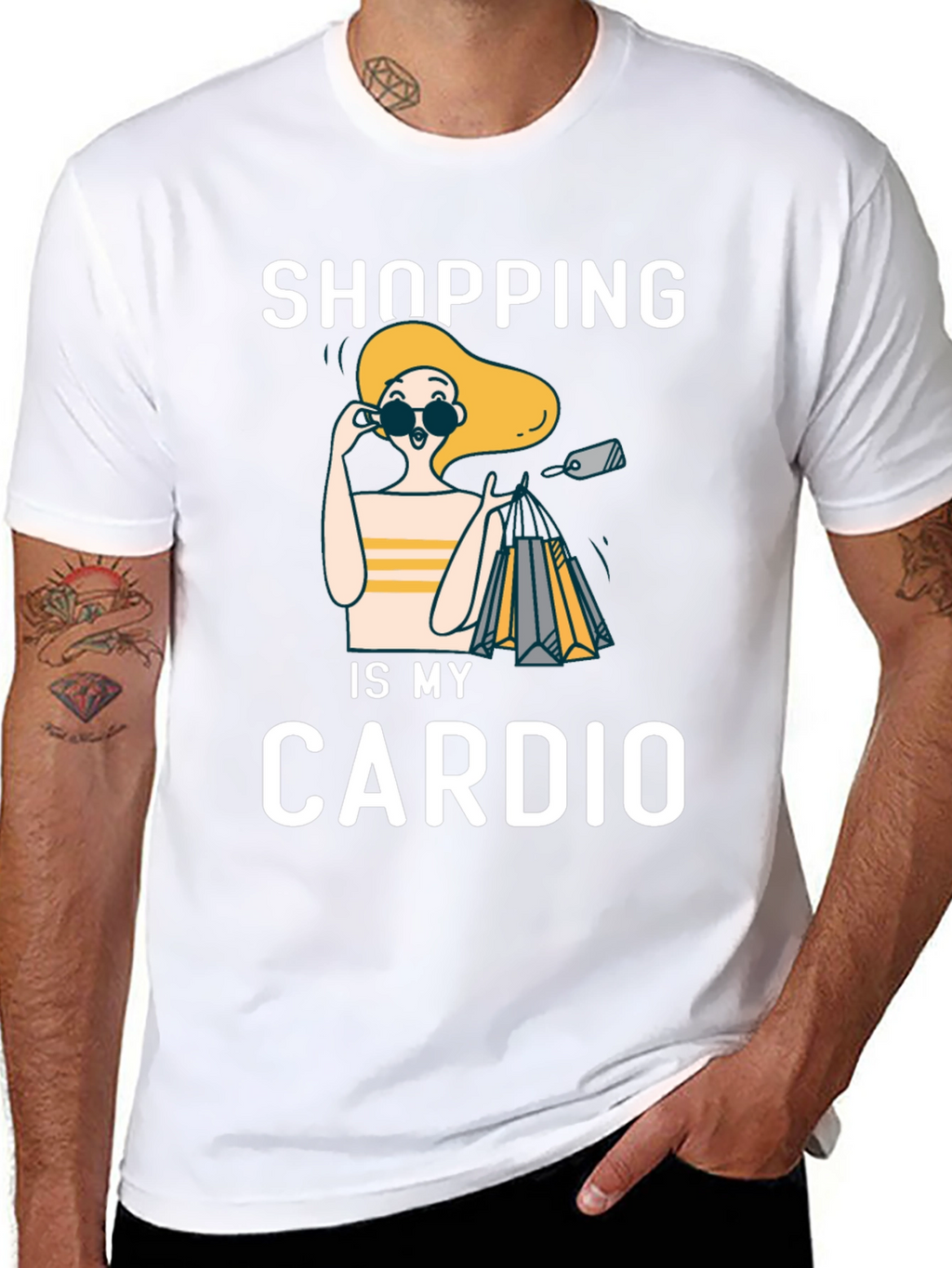 Shopping is My Cardio Graphic Tee