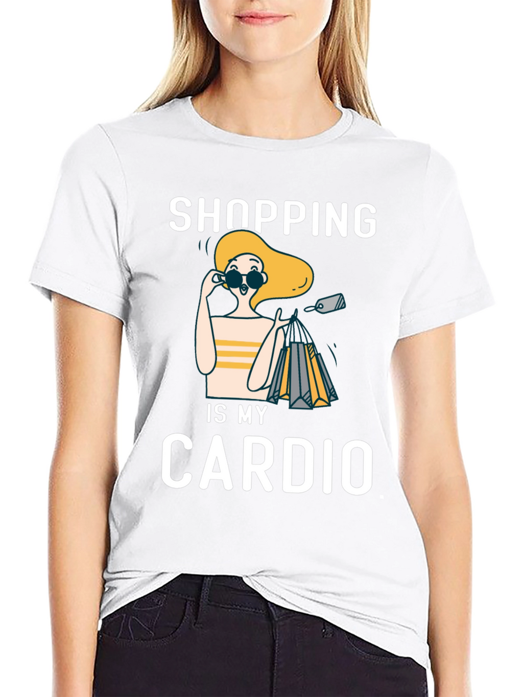 Shopping is My Cardio Graphic Tee