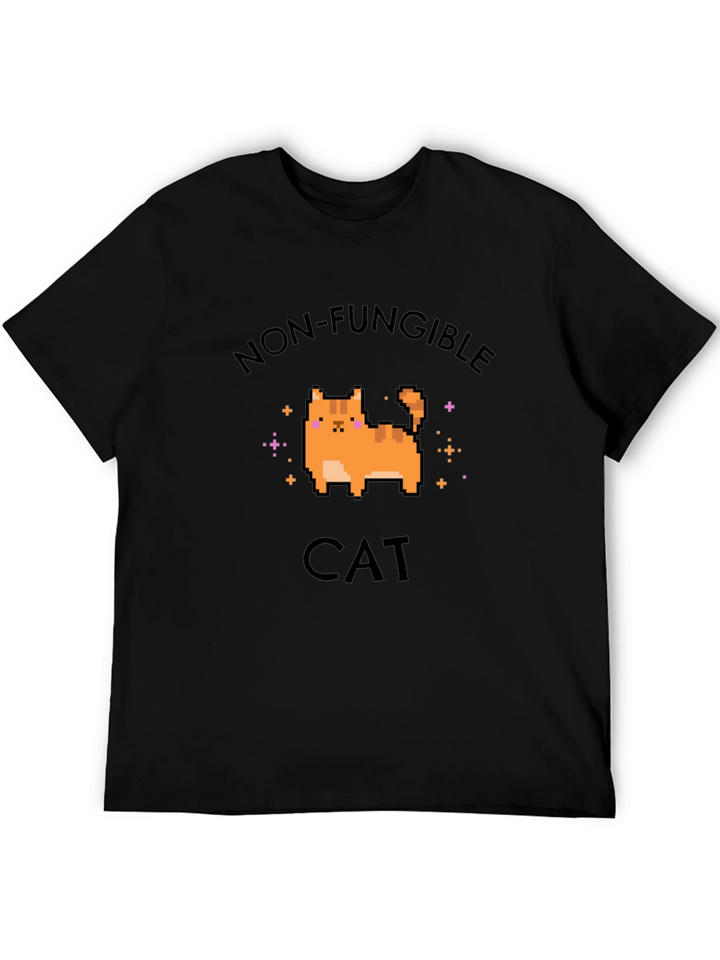 Non-Fungible Cat Graphic T-Shirt