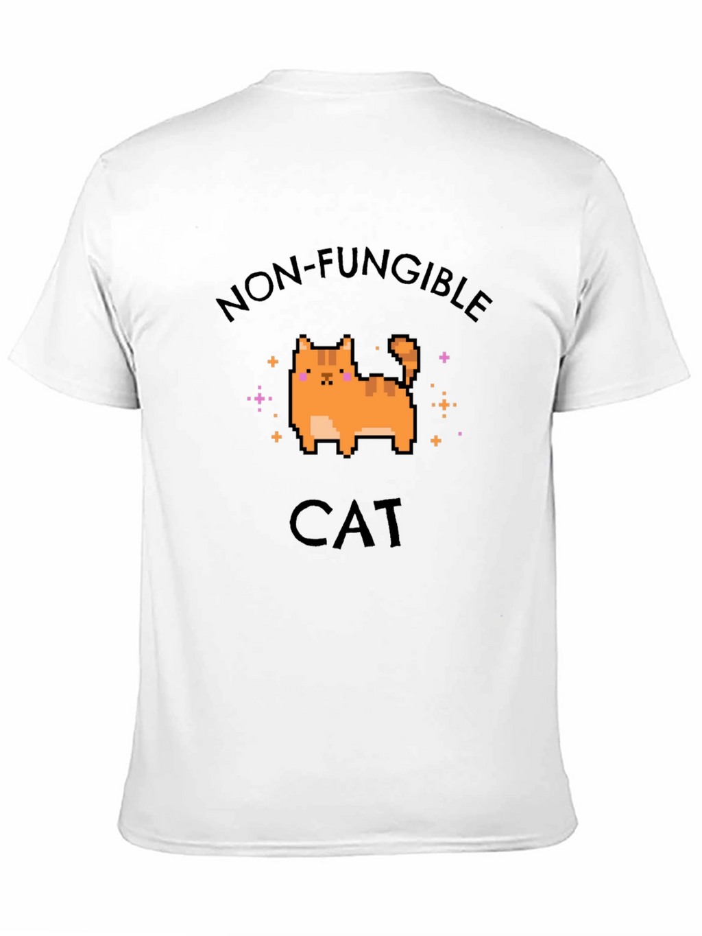 Non-Fungible Cat Graphic T-Shirt