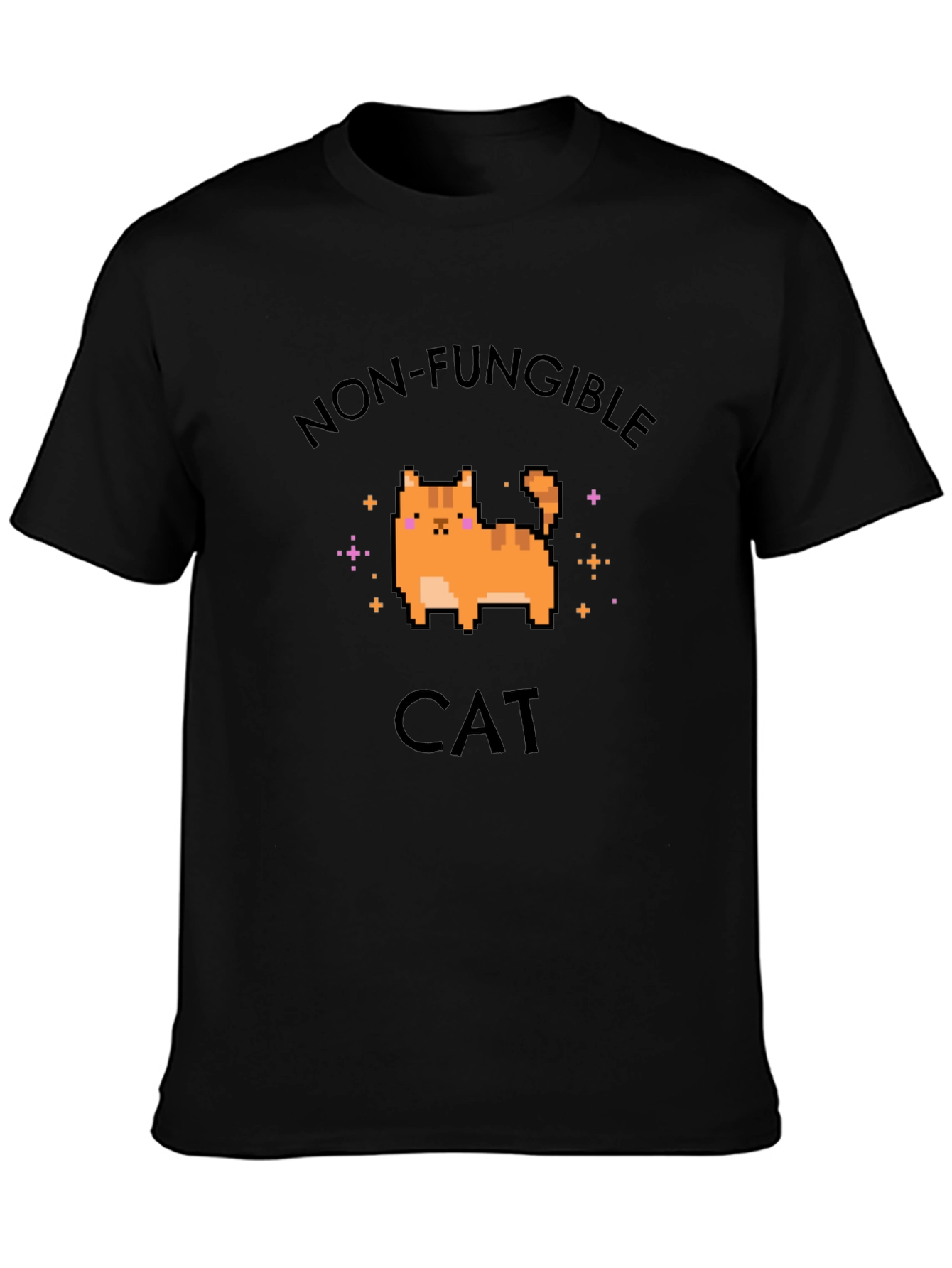 Non-Fungible Cat Graphic T-Shirt