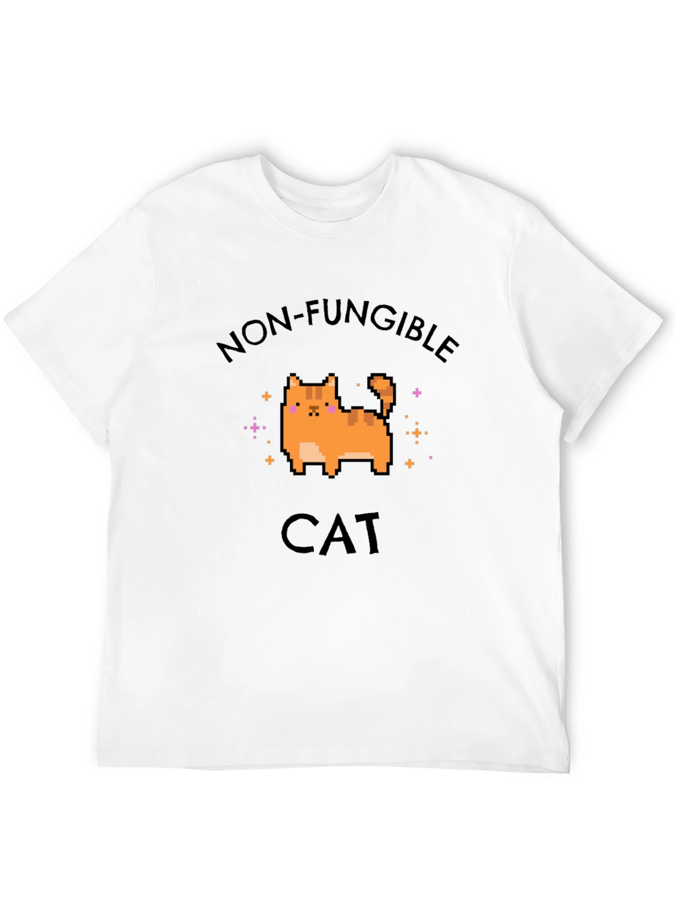Non-Fungible Cat Graphic T-Shirt