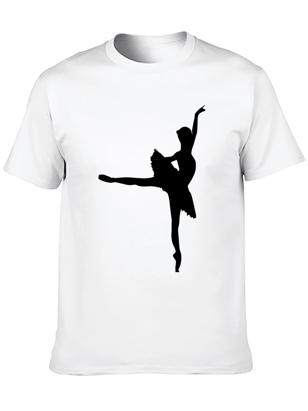 Ballerina Silhouette Black T-Shirt
