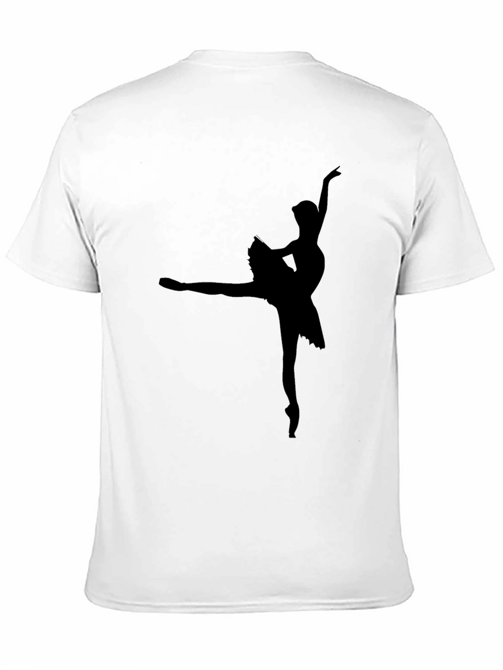 Ballerina Silhouette Black T-Shirt