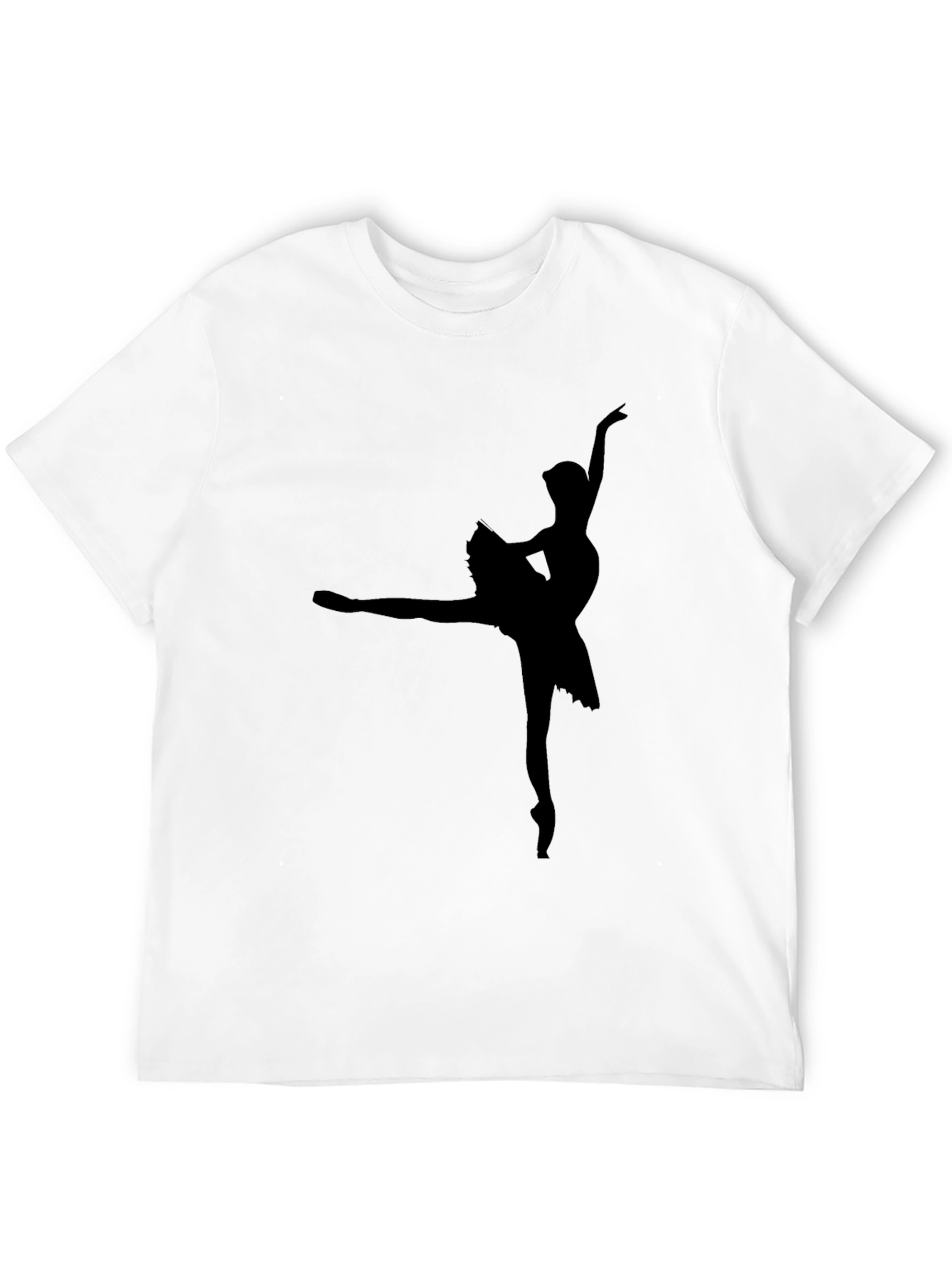 Ballerina Silhouette Black T-Shirt