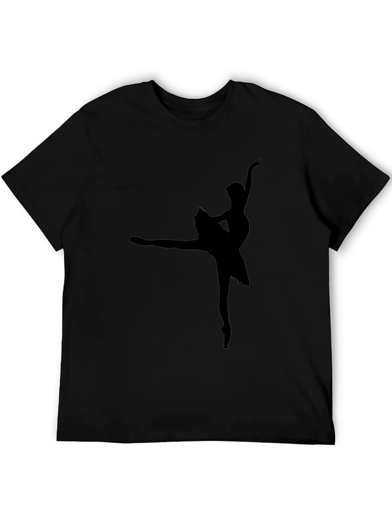 Ballerina Silhouette Black T-Shirt