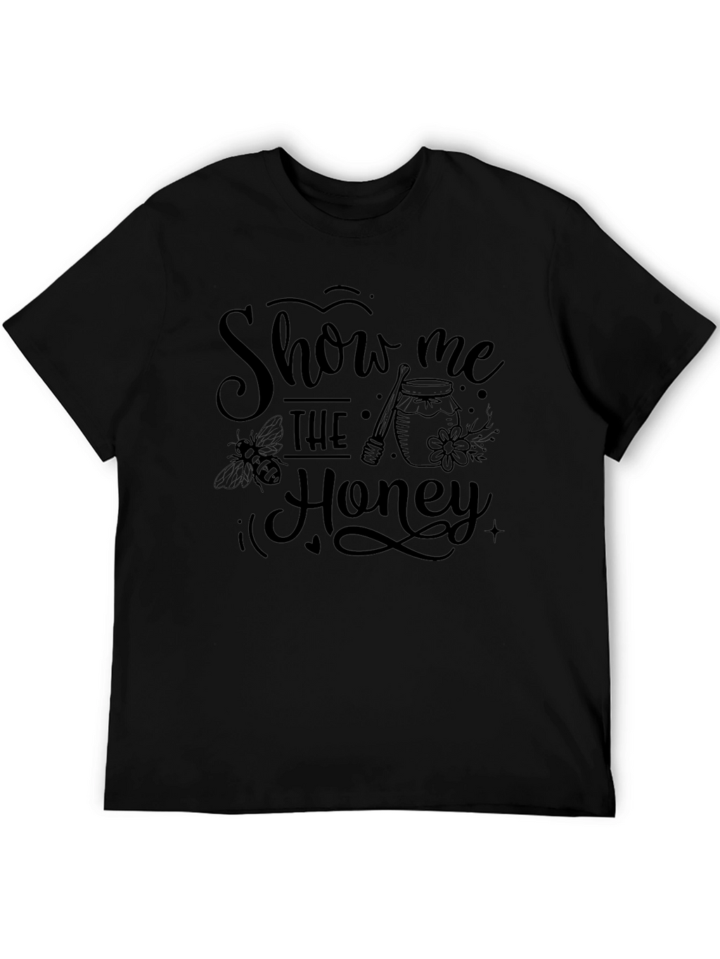 Show Me The Honey Graphic Tee - Black