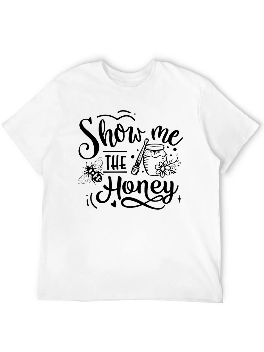 Show Me The Honey Graphic Tee - Black