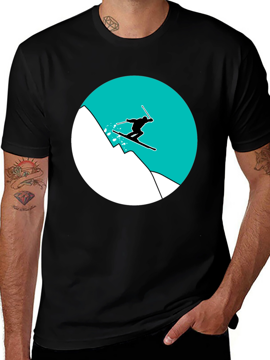Ski Mountain Graphic Tee