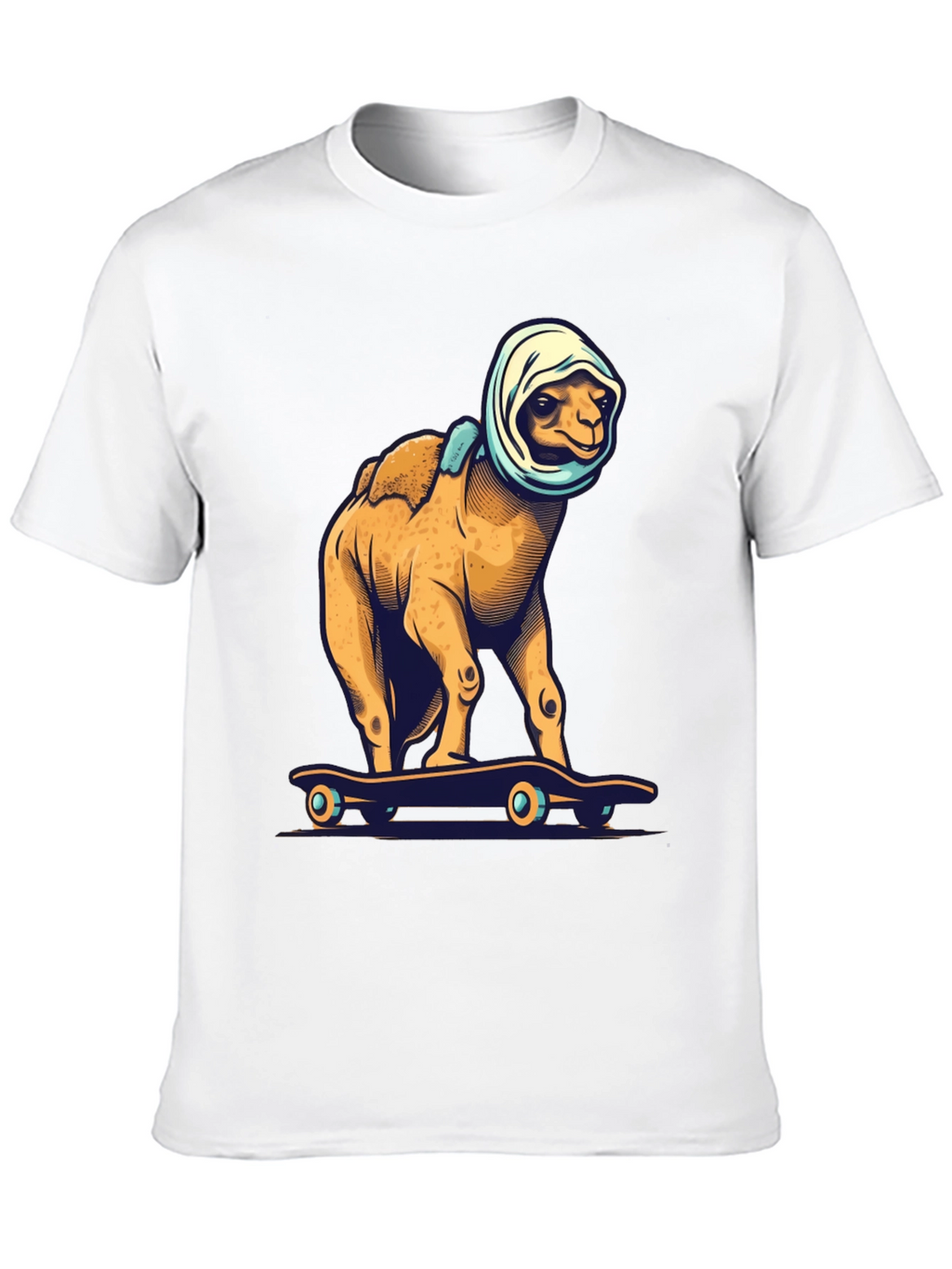 Skateboarding Camel Graphic Tee