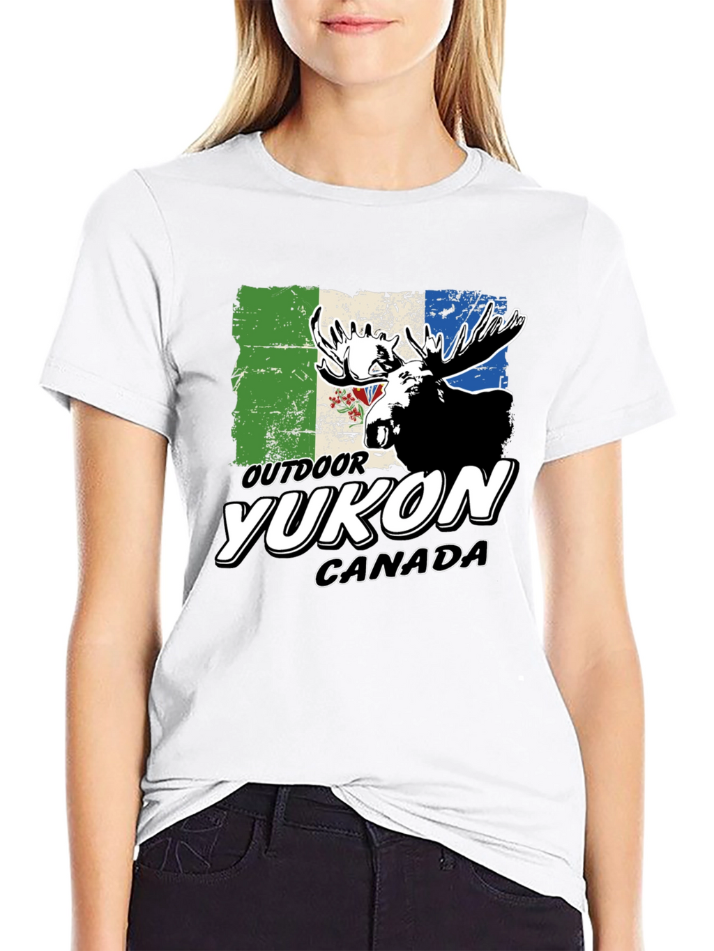 Yukon Canada Outdoor Moose Graphic Tee