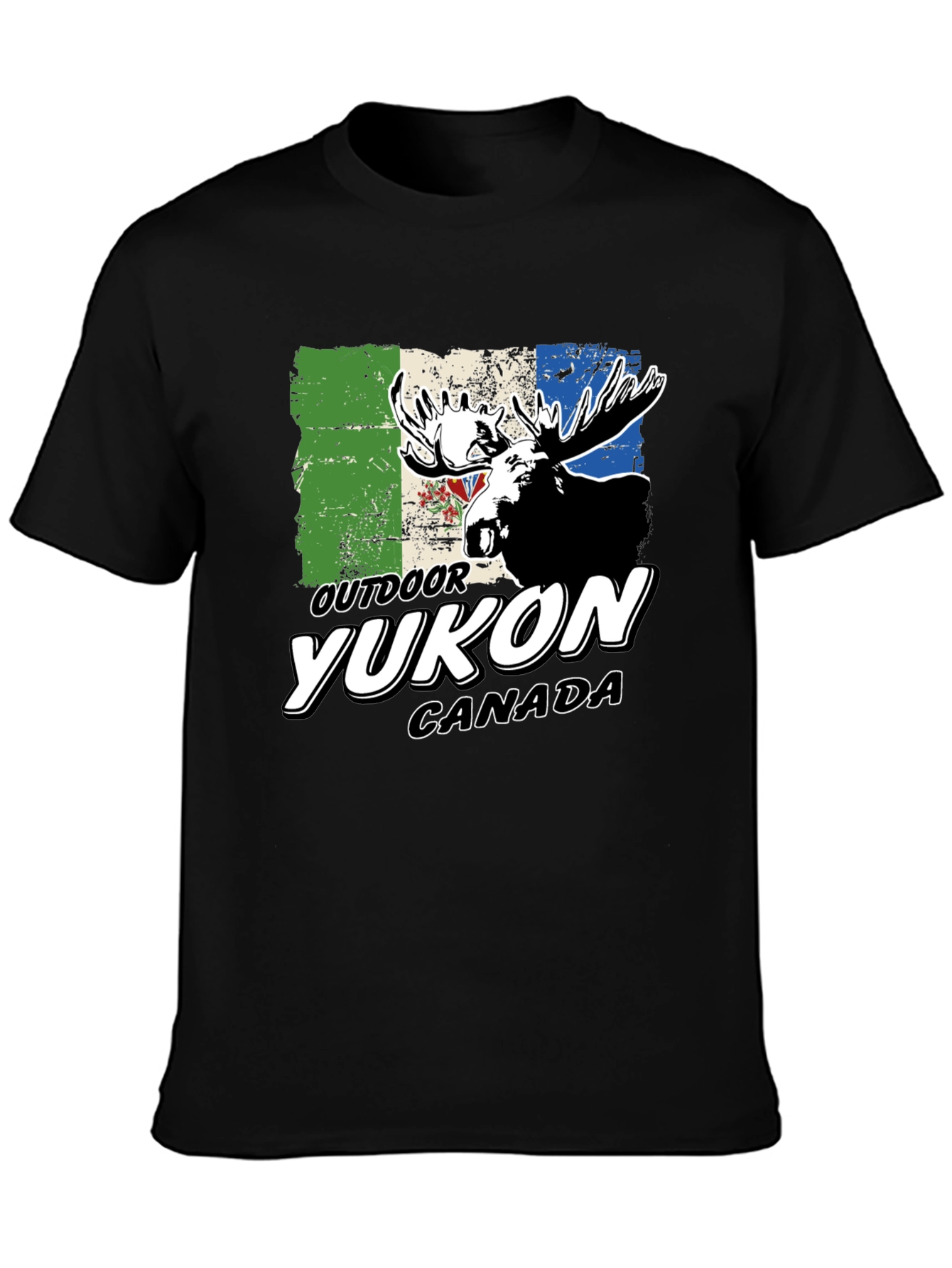 Yukon Canada Outdoor Moose Graphic Tee