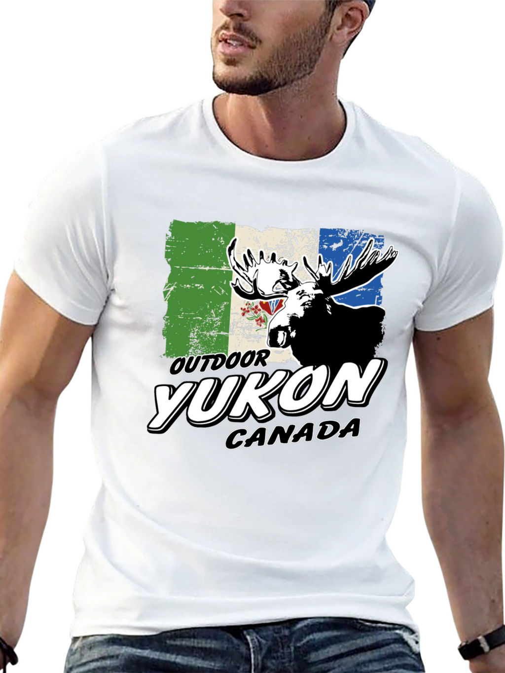 Yukon Canada Outdoor Moose Graphic Tee