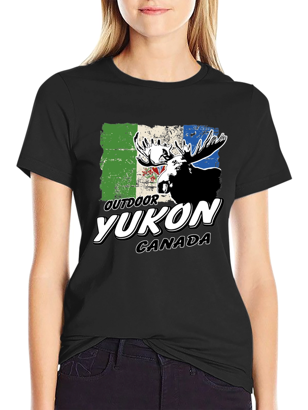Yukon Canada Outdoor Moose Graphic Tee