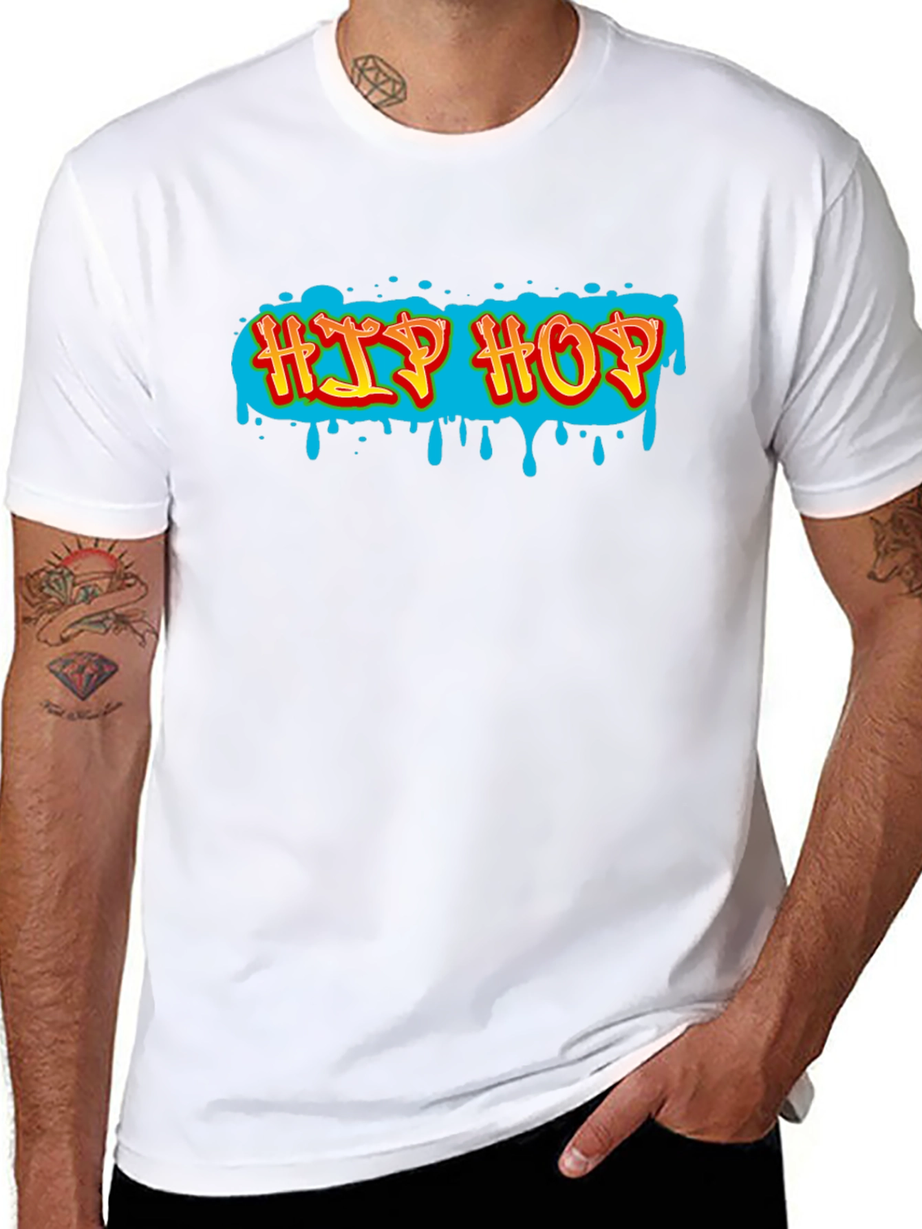 Hip Hop Graphic Tee - Urban Style