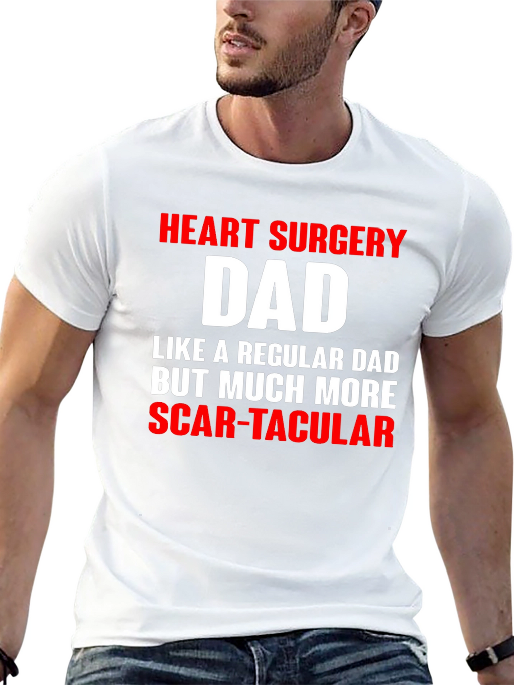 Heart Surgery Dad Funny T-Shirt