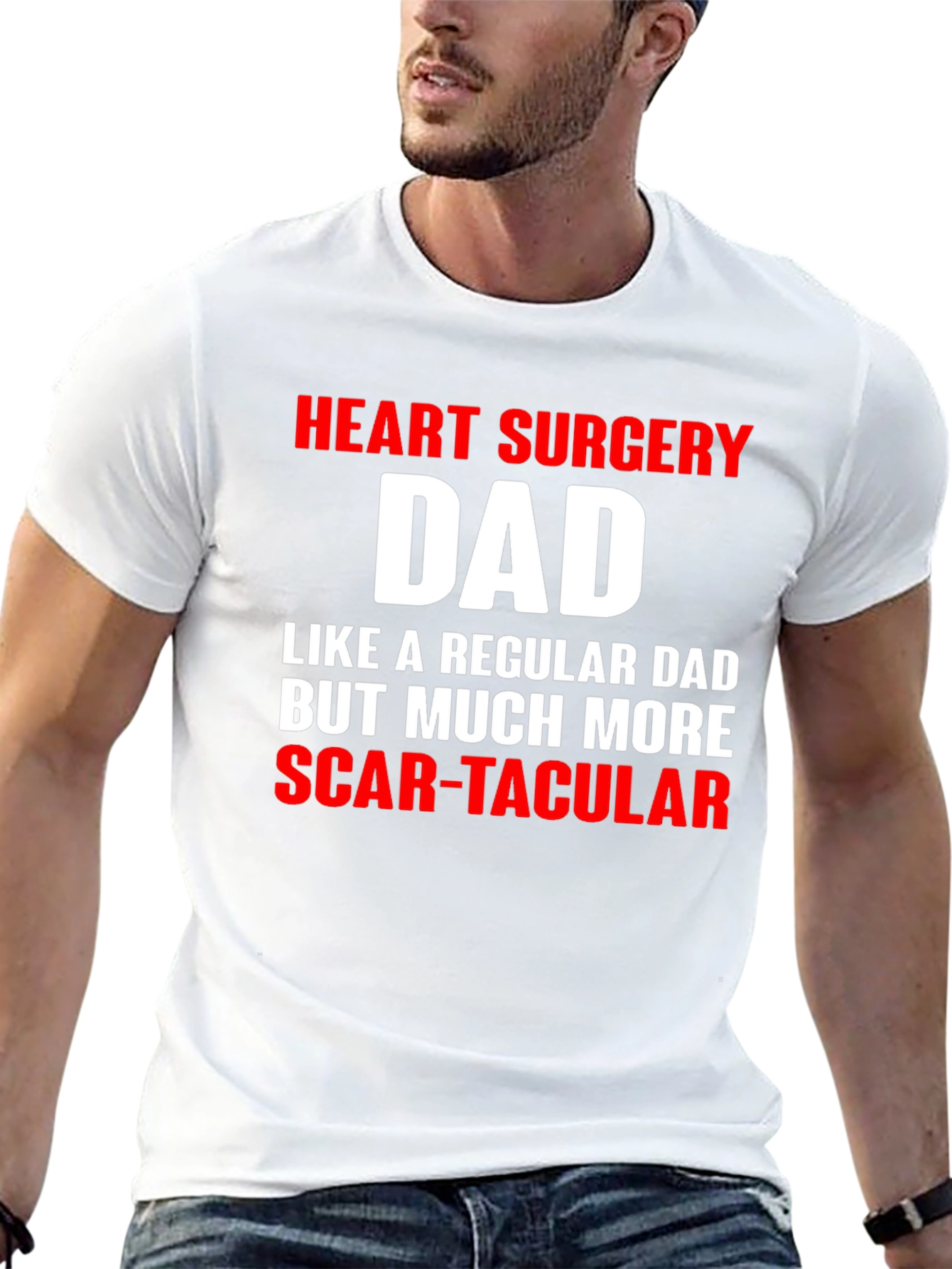 Heart Surgery Dad Funny T-Shirt