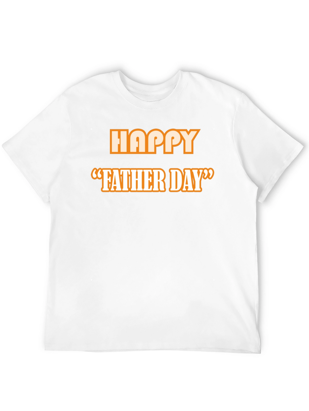 Happy Fathers Day T-Shirt - Classic Black Tee