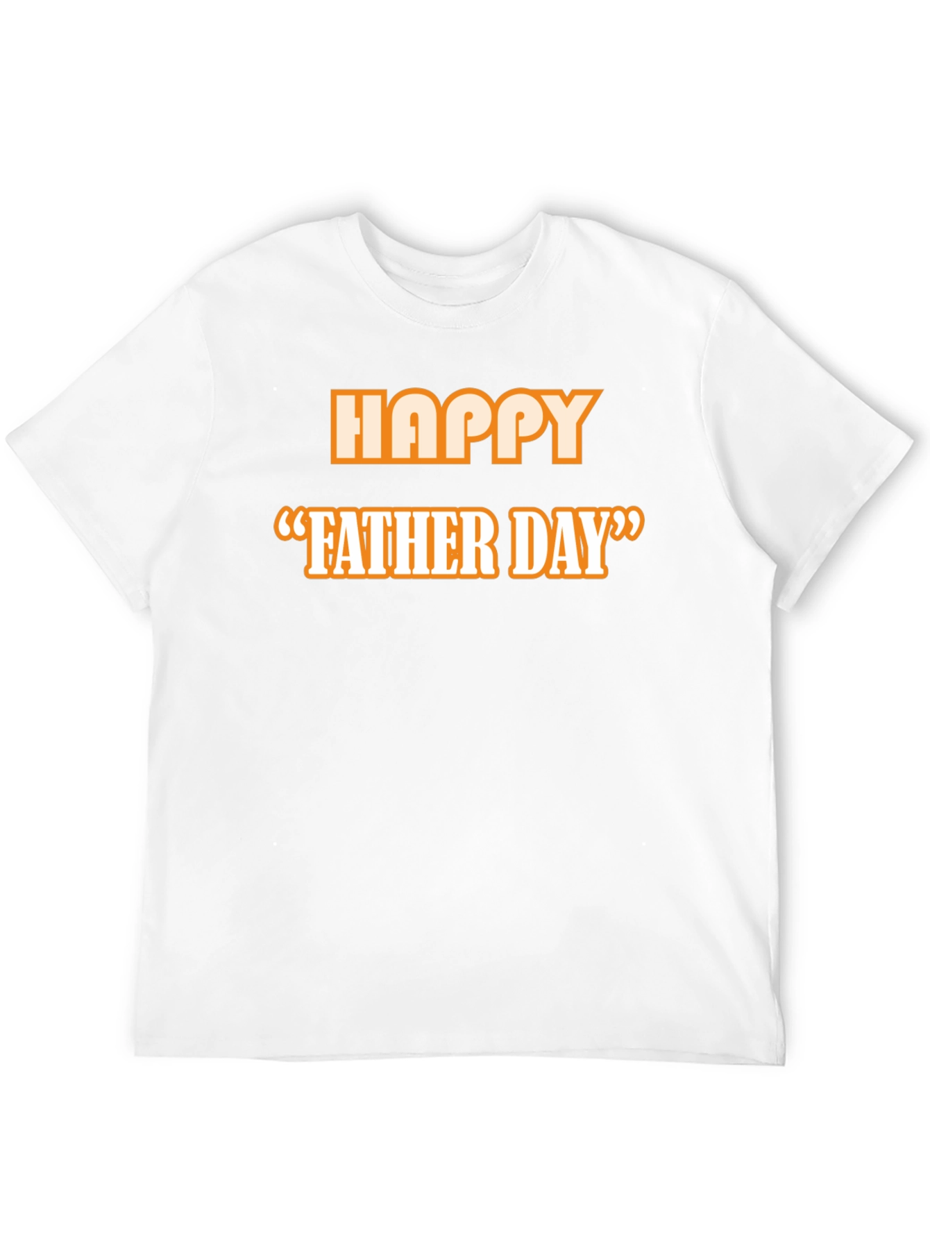 Happy Fathers Day T-Shirt - Classic Black Tee
