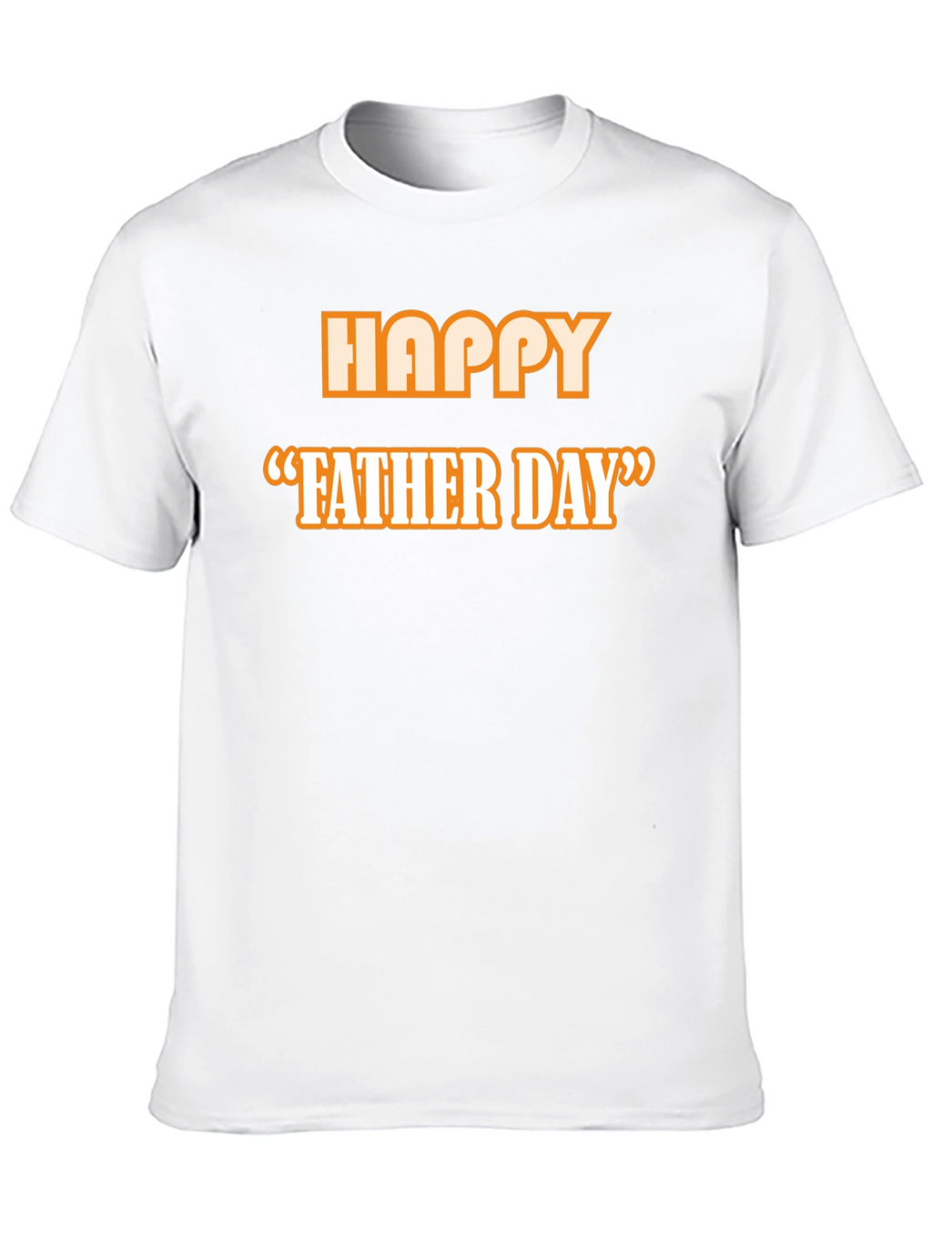 Happy Fathers Day T-Shirt - Classic Black Tee
