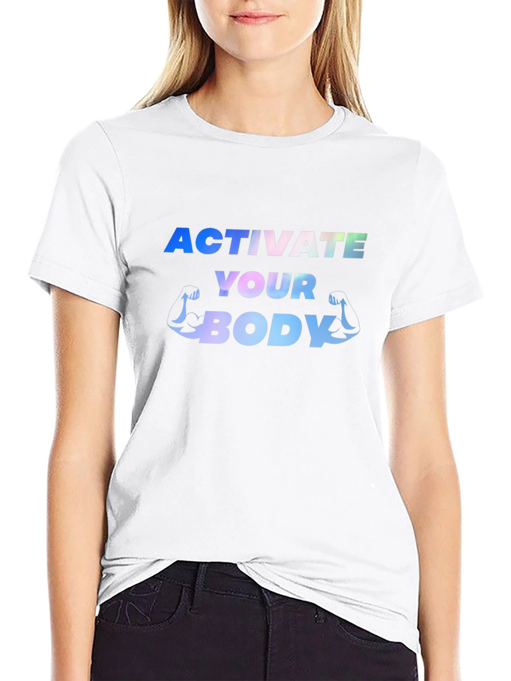 Activate Your Body Black Graphic Tee