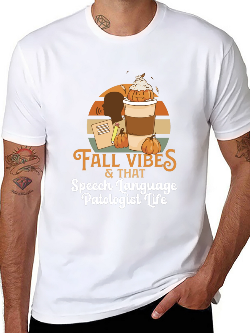 Fall Vibes Speech Language Pathologist Life T-Shirt