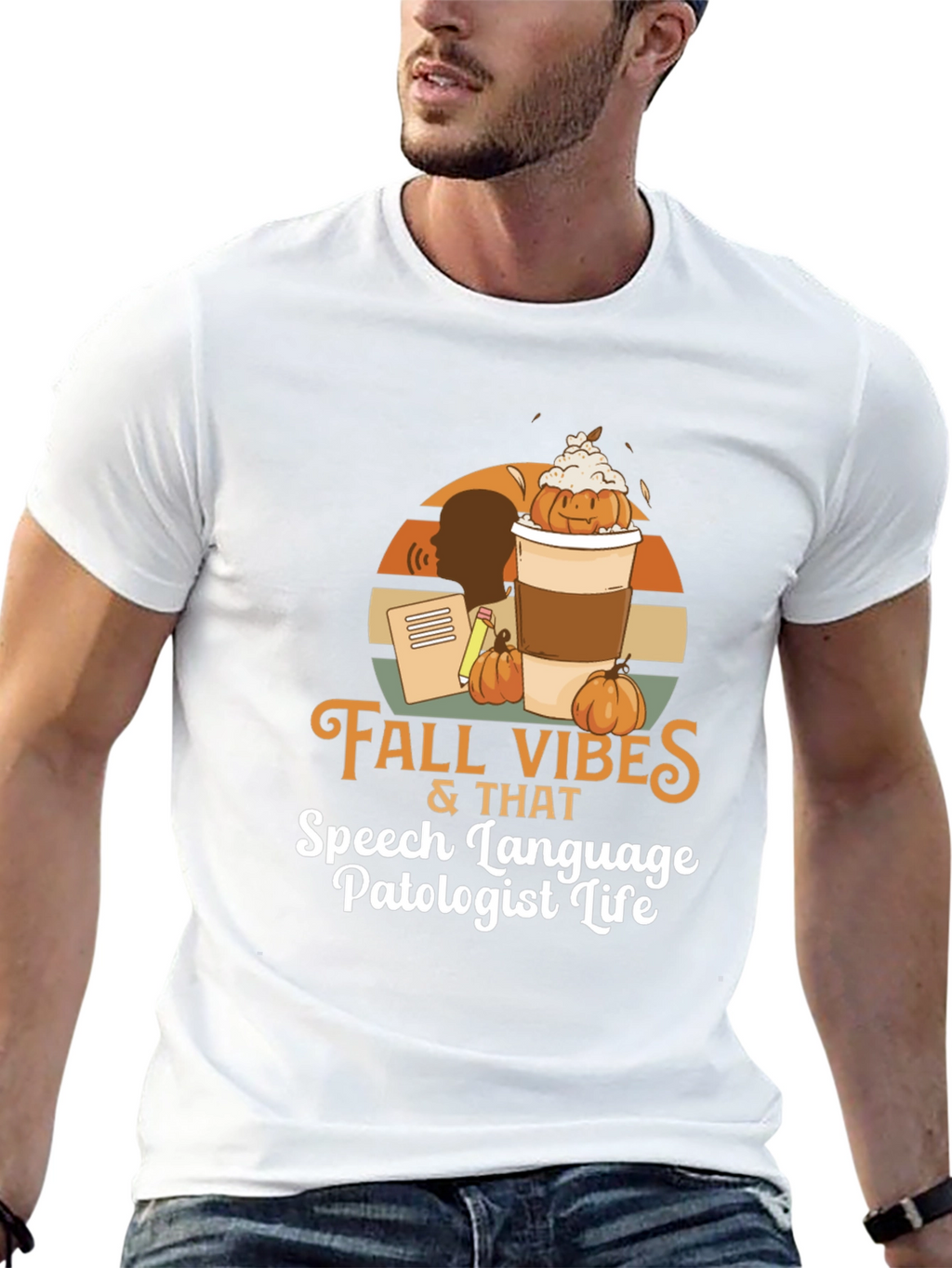 Fall Vibes Speech Language Pathologist Life T-Shirt