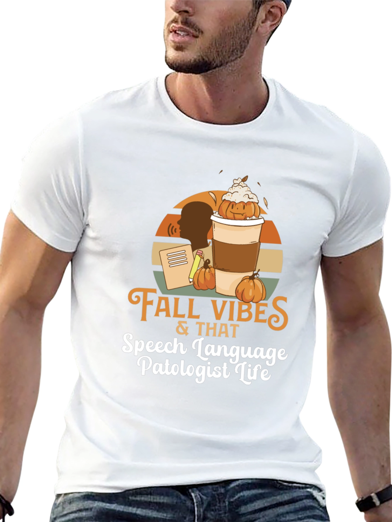 Fall Vibes Speech Language Pathologist Life T-Shirt
