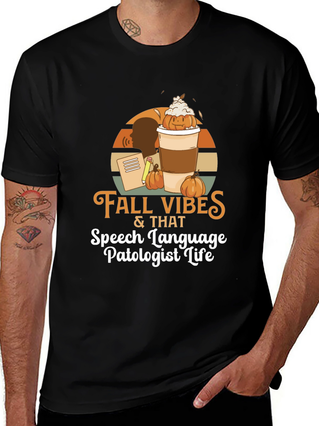 Fall Vibes Speech Language Pathologist Life T-Shirt