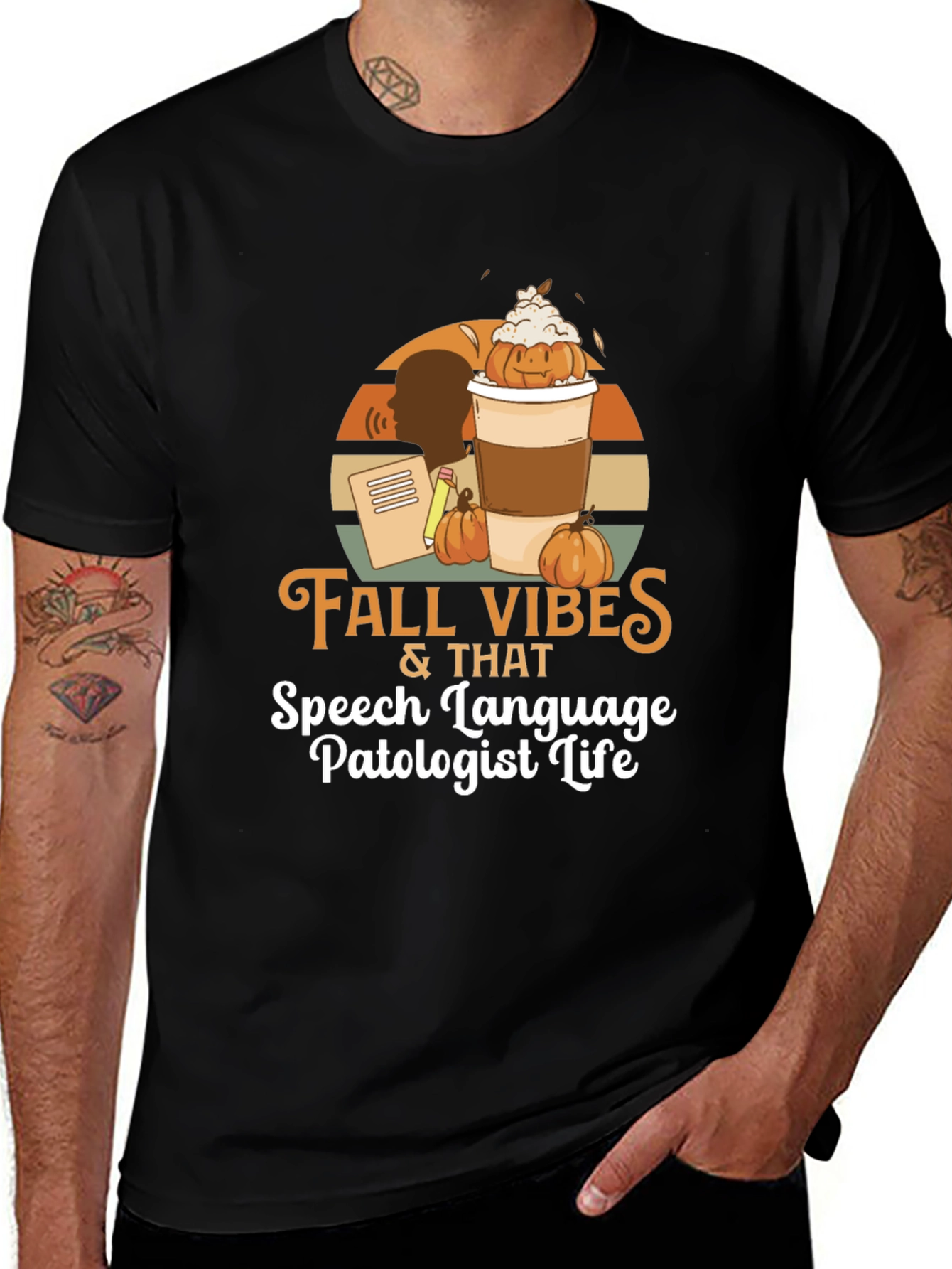 Fall Vibes Speech Language Pathologist Life T-Shirt