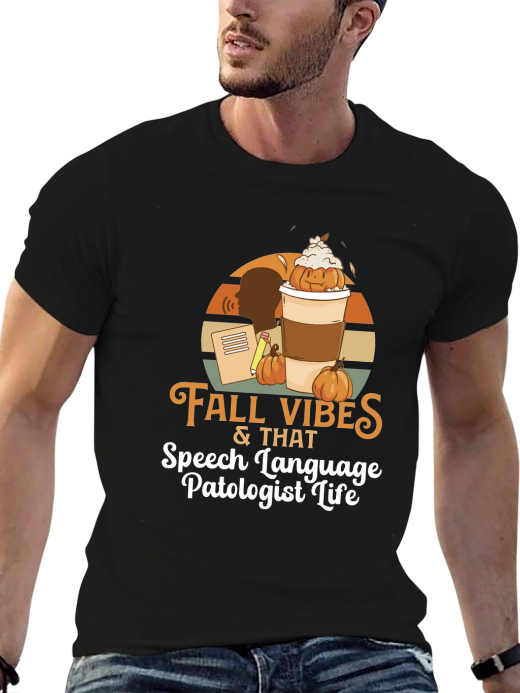 Fall Vibes Speech Language Pathologist Life T-Shirt