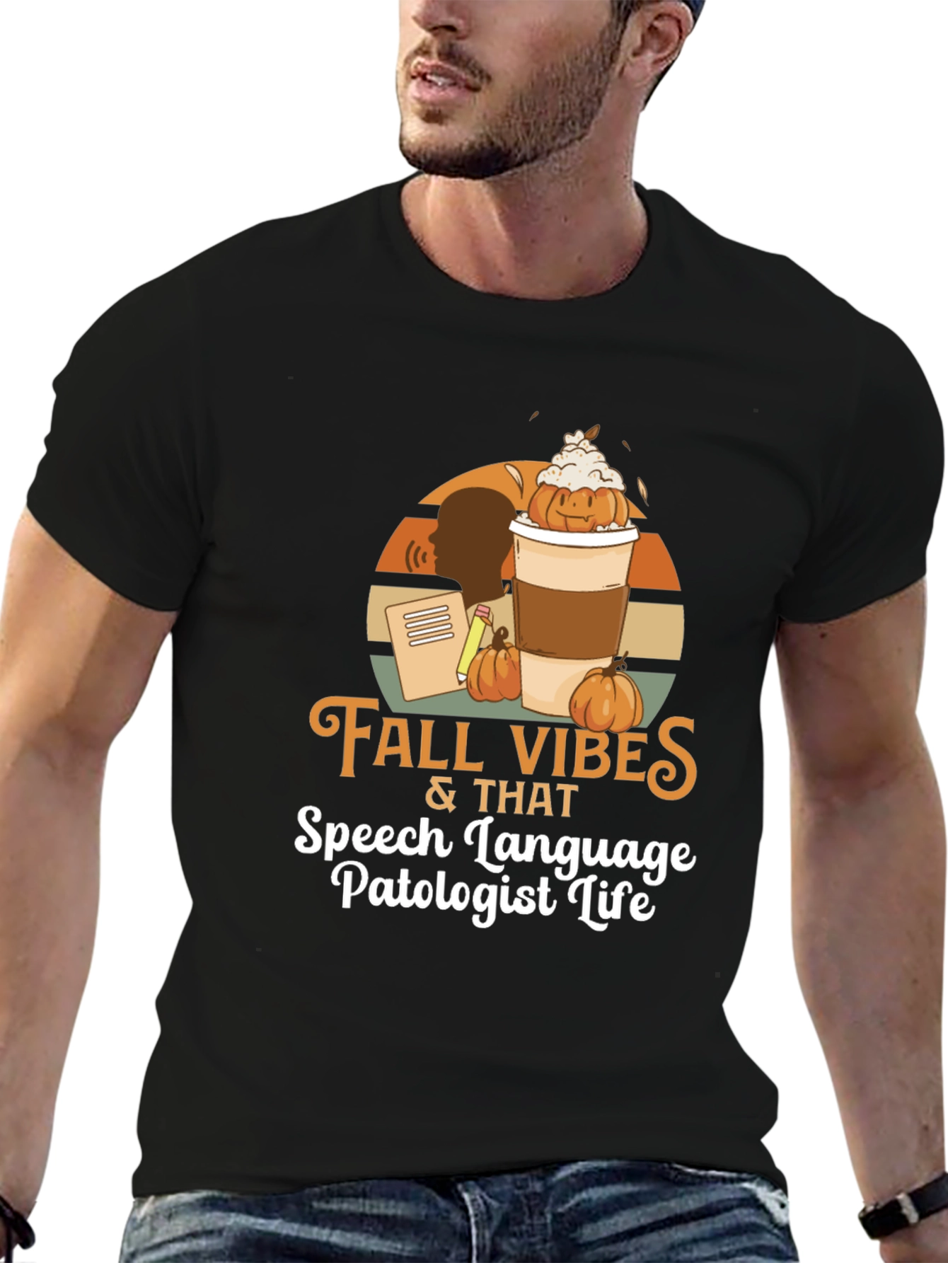Fall Vibes Speech Language Pathologist Life T-Shirt